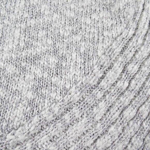 Chicos Metallic Open Front Cardigan 0/S - Picture 3 of 6